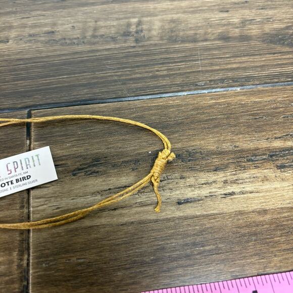 NWT Free Spirit Peyote Bird Suede Wrap Bracelet Anklet Metal Studded Adjustable - Picture 8 of 8